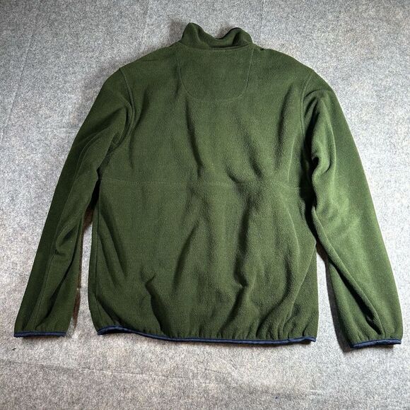 Vintage Polo Jeans Ralph Lauren Pullover Polartec Fleece Mens XL Half Zip Green - Picture 7 of 7